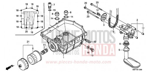 OIL PUMP XL1000VB de 2011